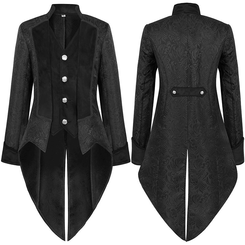 Men's Steampunk Gothic Victorian Era Coat Tuxedo