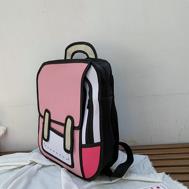 Three-dimensional Cartoon Shoulder Backpack