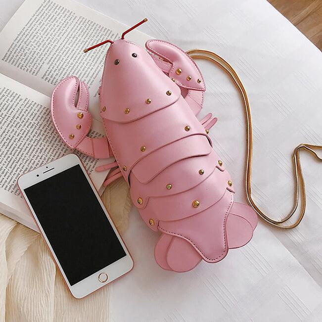 Cute Lobster Shaped Chain Bag