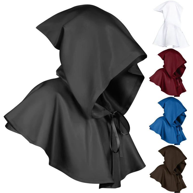 Medieval Reaper Hooded Cape Hat Adult Costume