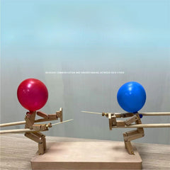 Bamboo Man Duel with Opponents Poke Balloons Toy