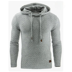 Men's Jacquard Long Sleeve Slim Hoodie