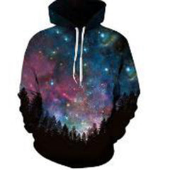 Trendy Men's 3D Planet Vortex Printed Hoodie