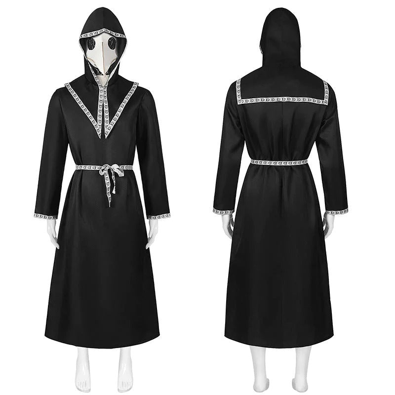 Unisex Medieval Steampunk Style Plague Doctor Cosplay Costume