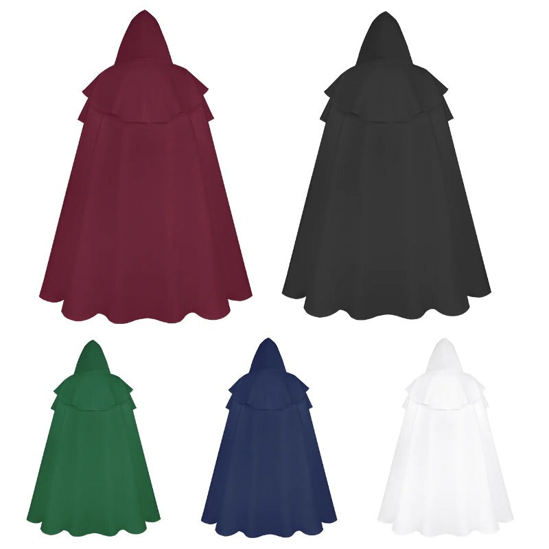 Unisex Vintage Medieval Monk Costume Cosplay Cloak