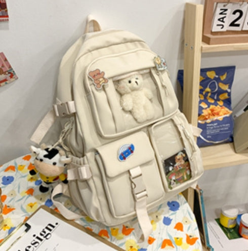 Korean Style Harajuku Students Large-capacity Backpack