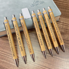 7-piece Set Bamboo Daily Sass Pens