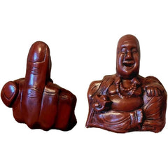 Middle Finger Buddha Unexpected Backside Ornaments