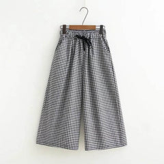 Japanese Academy Style Casual Wide Leg Pants