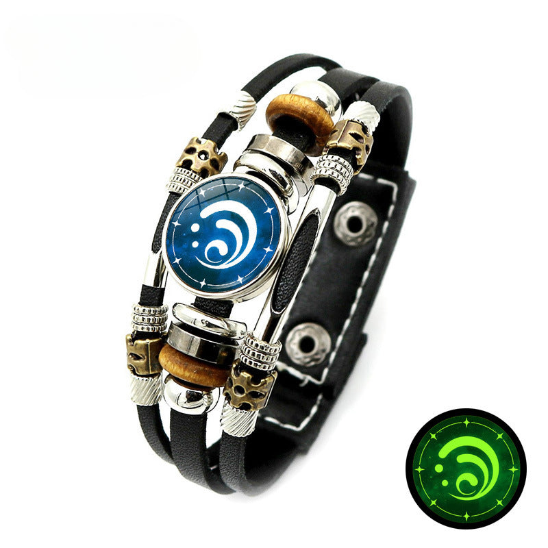 Trendy Luminous Seven Elements Bracelet