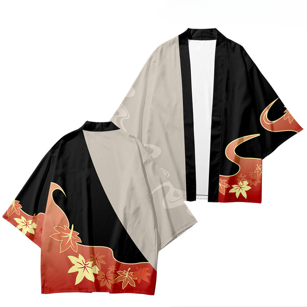 Unisex Game Half Sleeve Kimono Cloak