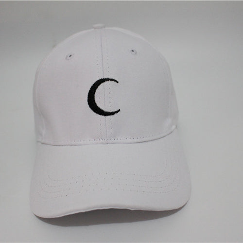 Harajuku Style Moon Embroidery Baseball Cap